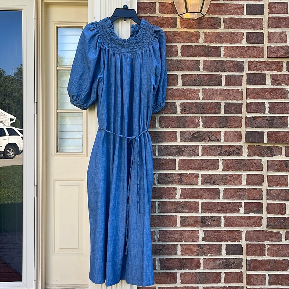 BRAND NEW J CREW DENIM DRESS NWT
